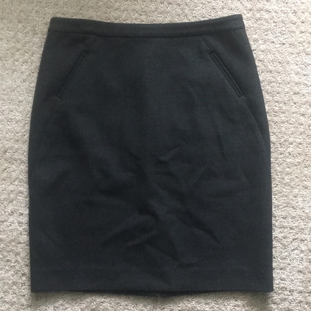 Loft Grey Pencil Skirt